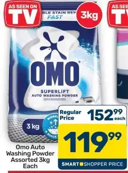 Pick n Pay Hypermarket Omo Auto Washing Powder Assorted-3Kg Each offer