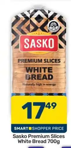 Pick n Pay Hypermarket Sasko Premium Slices White Bread 700g offer