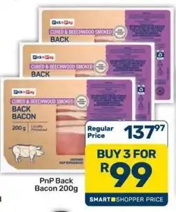 Pick n Pay Hypermarket PnP Back Bacon 200g offer