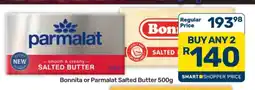 Pick n Pay Hypermarket Bonnita or Parmalat Salted Butter 500g offer