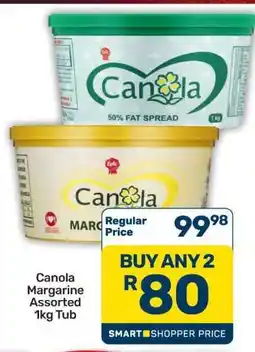 Pick n Pay Hypermarket Canola Margarine Assorted 1kg Tub offer