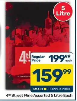 Pick n Pay Hypermarket 4th Street Wine Assorted 5 Litre offer