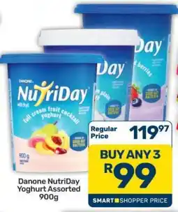 Pick n Pay Hypermarket Danone NutriDay Yoghurt Assorted 900g offer