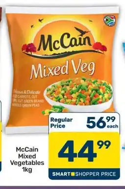 Pick n Pay Hypermarket McCain Mixed Vegetables 1kg offer