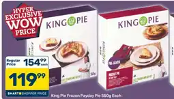 Pick n Pay Hypermarket King Pie Frozen Payday Pie 550g offer