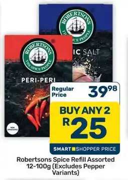 Pick n Pay Hypermarket Robertsons Spice Refill Assorted offer