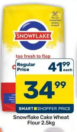 Pick n Pay Hypermarket Snowflake Cake Wheat Flour 2.5kg offer