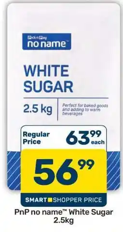 Pick n Pay Hypermarket PnP no name White Sugar 2.5kg offer