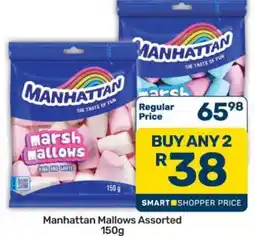 Pick n Pay Hypermarket Manhattan Mallows Assorted 150g offer