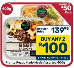 Pick n Pay Hypermarket Pronto Ready Made Meals Assorted 400g offer