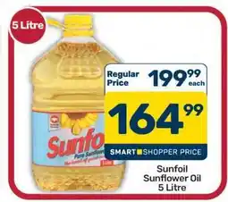 Pick n Pay Hypermarket Sunfoil Sunflower Oil 5 Litre offer