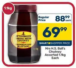 Pick n Pay Hypermarket Mrs H.S. Ball's Chutney Assorted 1.1kg offer