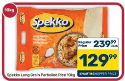 Pick n Pay Hypermarket Spekko Long Grain Parboiled Rice 10kg offer