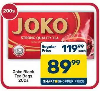 Pick n Pay Hypermarket Joko Black Tea Bags 200s offer