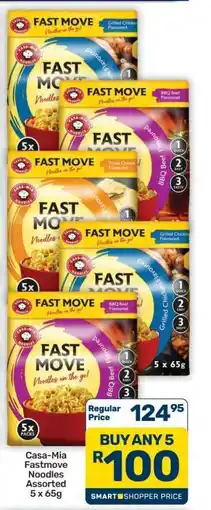 Pick n Pay Hypermarket Casa-Mia Fastmove Noodles Assorted offer