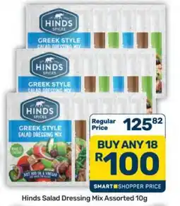 Pick n Pay Hypermarket Hinds Salad Dressing Mix Assorted 10g offer