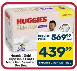 Pick n Pay Hypermarket Huggies Gold Disposable Pants Mega Box offer