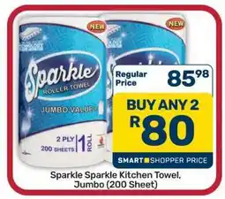 Pick n Pay Hypermarket Sparkle Sparkle Kitchen Towel, Jumbo (200 Sheet) offer