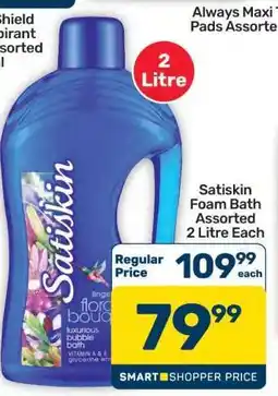 Pick n Pay Hypermarket Satiskin Foam Bath Assorted offer