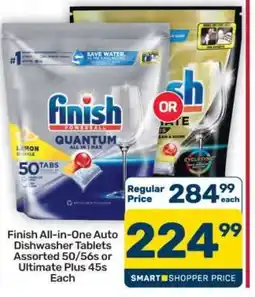 Pick n Pay Hypermarket Finish All-in-One Auto Dishwasher Tablets offer