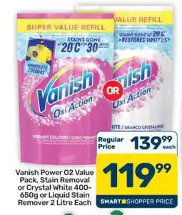 Pick n Pay Hypermarket Vanish Power O2 Value Pack offer