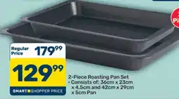 Pick n Pay Hypermarket 2-Piece Roasting Pan Set offer