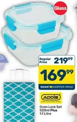 Pick n Pay Hypermarket Oven Lock Set 520ml Plus 1.1 Litre offer