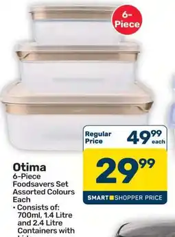Pick n Pay Hypermarket Otima 6-Piece Foodsavers Set offer
