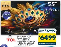 Pick n Pay Hypermarket TCL 55 QLED 4K Google Smart TV offer