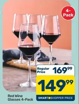 Pick n Pay Hypermarket Red Wine Glasses 4-Pack offer