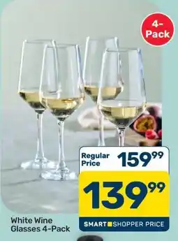 Pick n Pay Hypermarket White Wine Glasses 4-Pack offer