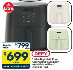 Pick n Pay Hypermarket 6 Litre Digital Air Fryer offer
