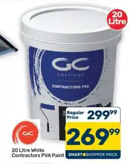 Pick n Pay Hypermarket 20 Litre White Contractors PVA Paint offer