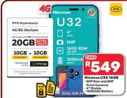 Pick n Pay Hypermarket Hisense U32 16GB offer
