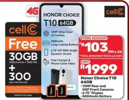 Pick n Pay Hypermarket Honor Choice T10 64GB offer