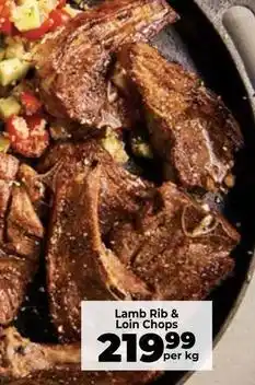 Food Lover's Market Lamb rib & loin chops offer