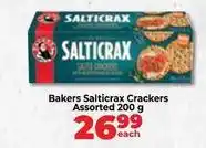Food Lover's Market Bakers - salticrax salted crackers offer
