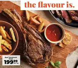 Food Lover's Market Beef tomahawk steak offer