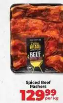 Food Lover's Market Spiced beef rashers offer
