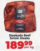 Food Lover's Market Steakado beef sirloin steaks offer