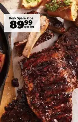 Food Lover's Market Pork spare ribs offer
