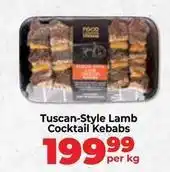 Food Lover's Market Tuscan-style lamb cocktail kebabs offer