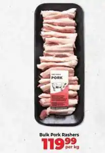Food Lover's Market Bulk pork rashers offer