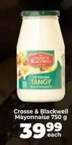 Food Lover's Market Crosse & blackwell - mayonnaise offer
