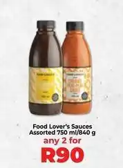 Food Lover's Market Food lover's sauces offer