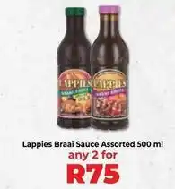 Food Lover's Market Braai sauce offer