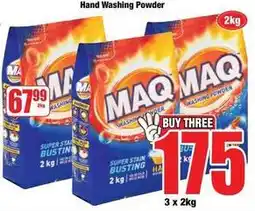 Boxer Maq - washing powder offer