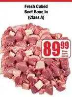 Boxer Fresh cubed beef bone in (class a) offer