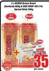 Boxer Boxer - brown bread & fat spread brick offer