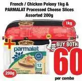 Boxer Parmalat - french / chicken polony & processed cheese slices offer
